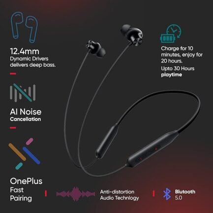 Oneplus Bullets Z2 Bluetooth Wireless Earphones with Mic. - Image 4