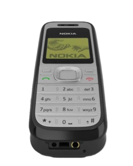 Nokia 1200 Single Sim Refurbished Keypad Mobile Phone