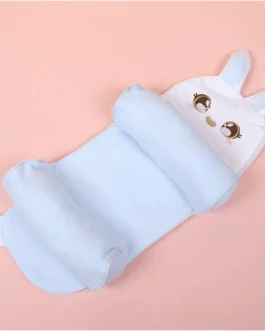 Baby Head Support Pillow for Newborns-Soft Breathable Cotton