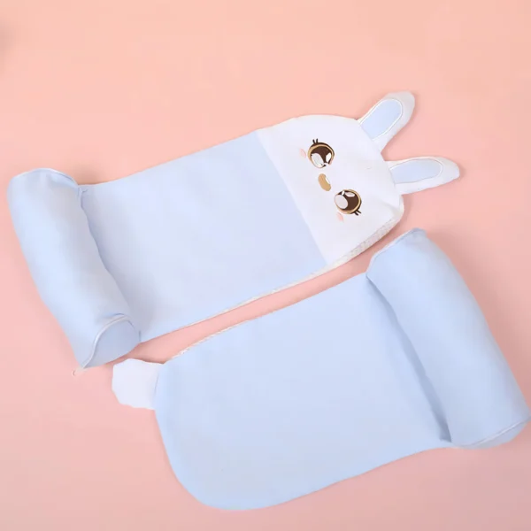 Baby head support pillow2 Baby Head Support Pillow for Newborns-Soft Breathable Cotton