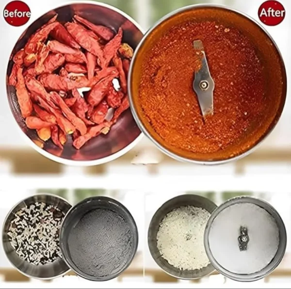 Nima Electric Spice Grinder Machine - Stainless Steel Coffee & Nut