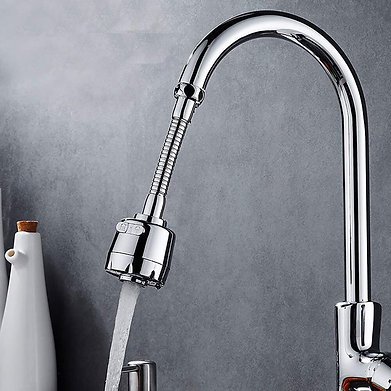 360° Rotating Kitchen Faucet Head: 3-Mode Sink Extender