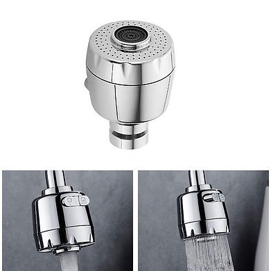 360° Rotating Kitchen Faucet Head: 3-Mode Sink Extender
