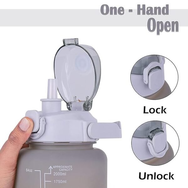 3-Pack Motivational Water Bottle Set: Complete Hydration Solution