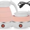 31enPEo4fdL Portable Electric Kettle Foldable Travel Kettle Mini Water Boiler for Tea Coffee Camping