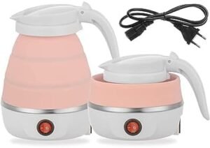 Portable Electric Kettle Foldable Travel Kettle Mini Water Boiler for Tea Coffee Camping