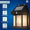 Solar Wall Light Outdoor Waterproof LED Motion Sensor Garden Lamp
