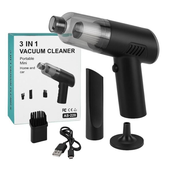 Portable Vacuum Cleaner for Car & Home | Powerful Handheld Wireless Cleaner