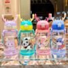 51nsqrcg1rL Cute Panda Kids Water Bottle with Straw | Leakproof Cartoon Drinking Bottle for Children