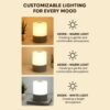 Touch Control LED Night Lamp | Dimmable Bedside Table Lamp