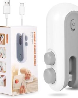 Portable Bag Sealing Machine USB Rechargeable Mini Heat Sealer for Food Storage