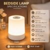 Touch Control LED Night Lamp | Dimmable Bedside Table Lamp