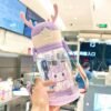 61ZD1FJKKKL._SX679_ Cute Panda Kids Water Bottle with Straw | Leakproof Cartoon Drinking Bottle for Children