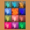 LED Resin Cube Lamp with Remote Control | Color Changing Night Light for Home Decor