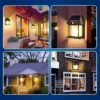 Solar Wall Light Outdoor Waterproof LED Motion Sensor Garden Lamp
