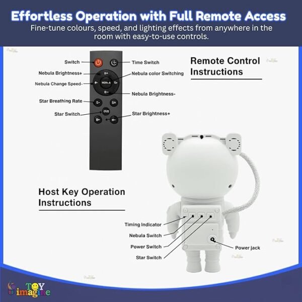 61rc8SZoNQL._SX679_ Astronaut Galaxy Projector Light with Remote – Star Night Lamp for Room