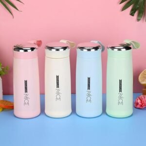 Premium Stainless Steel Vacuum Insulated Water Bottle with Leak Proof Lid | Hot & Cold Thermos Flask for Travel, Office, Gym