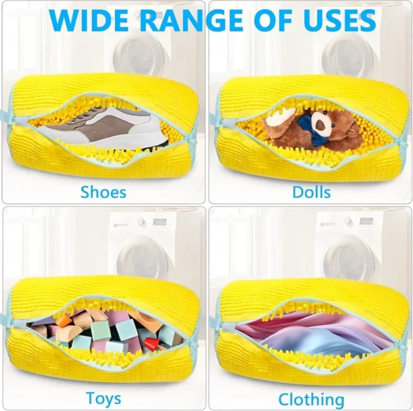 719YIAUfQiL._AC_UF1000,1000_QL80_FMwebp_ Portable Shoe Washing Bag for Washing Machine – Reusable Sneaker Cleaner Laundry Bag, Anti-Damage Shoe Wash Pouch for Safe Cleaning