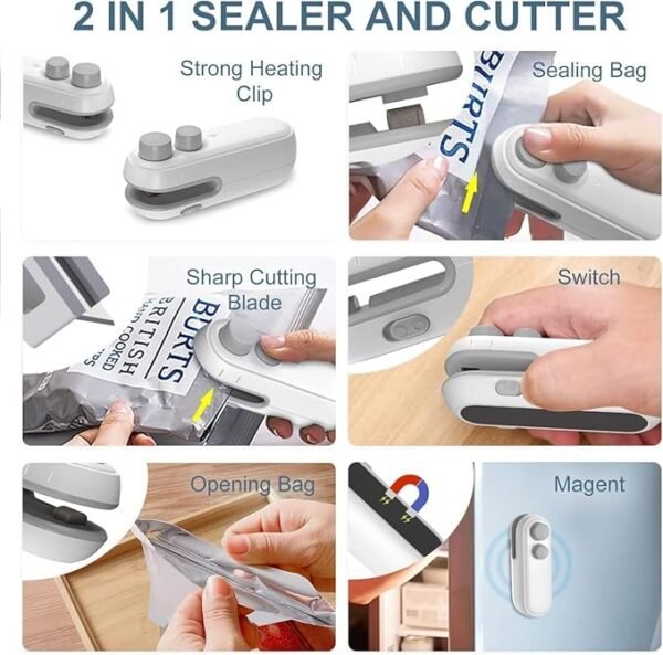 719mcKIqj+L._SX679_ Portable Bag Sealing Machine USB Rechargeable Mini Heat Sealer for Food Storage