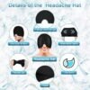 Migraine Relief Cap Reusable Cooling Gel Ice Headache Mask Cold Therapy