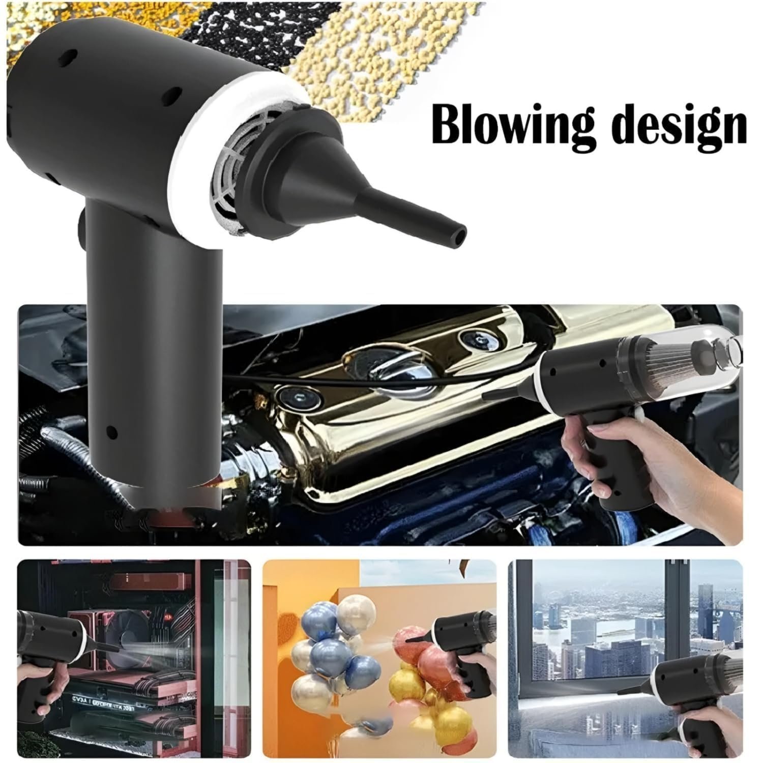 Portable Vacuum Cleaner for Car & Home | Powerful Handheld Wireless Cleaner - Image 4