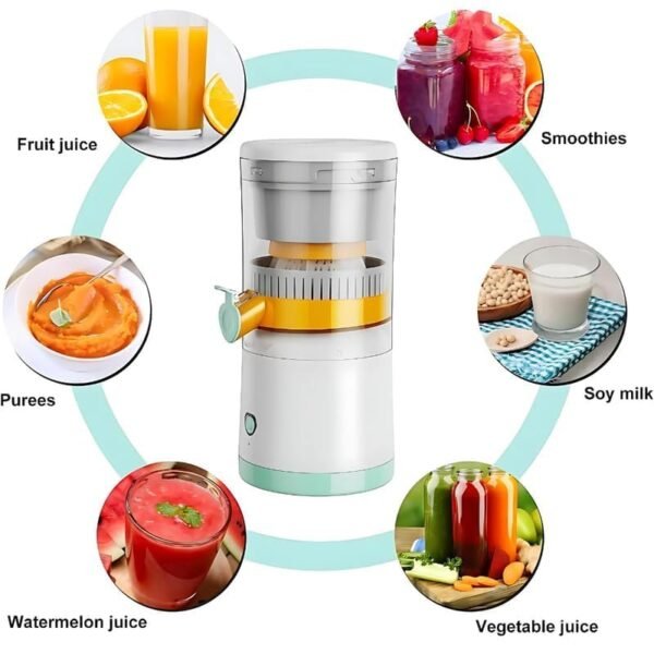 Rechargeable Electric Citrus Juicer: Pure Juice in Seconds