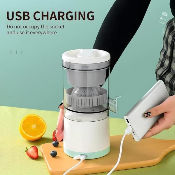 Rechargeable Electric Citrus Juicer: Pure Juice in Seconds