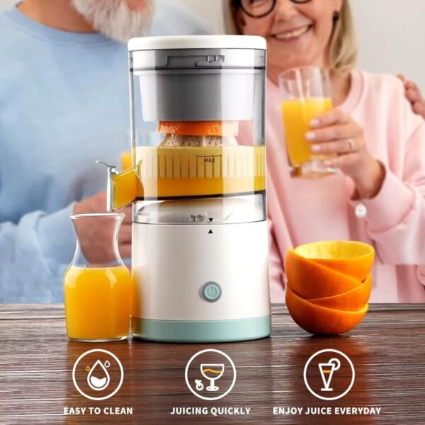 Rechargeable Electric Citrus Juicer: Pure Juice in Seconds