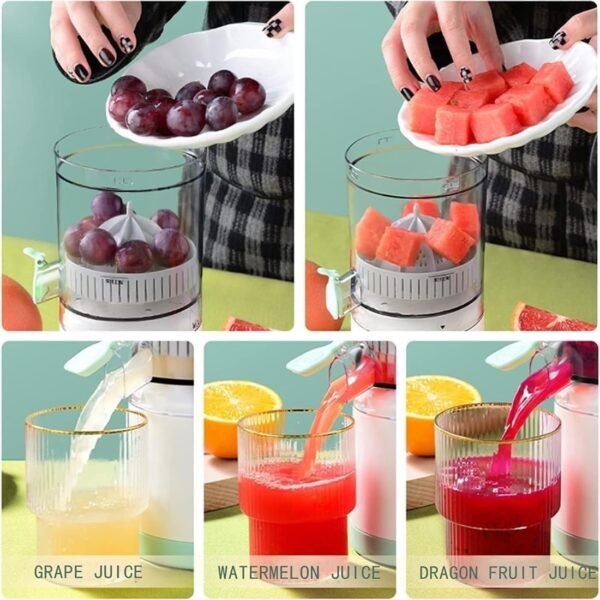 Rechargeable Electric Citrus Juicer: Pure Juice in Seconds