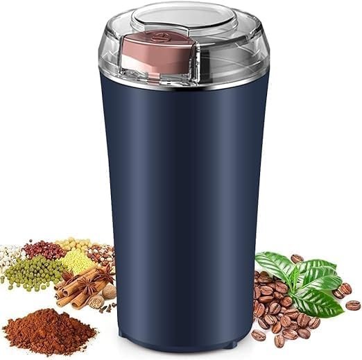 Electric Coffee Grinder & Spice Mill–Stainless Steel Blade