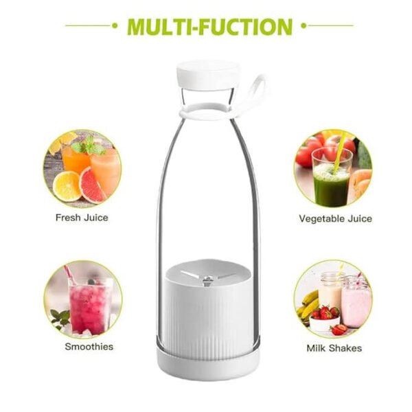 Mini Portable Juicer Blender- Rechargeable USB Fruit Mixer