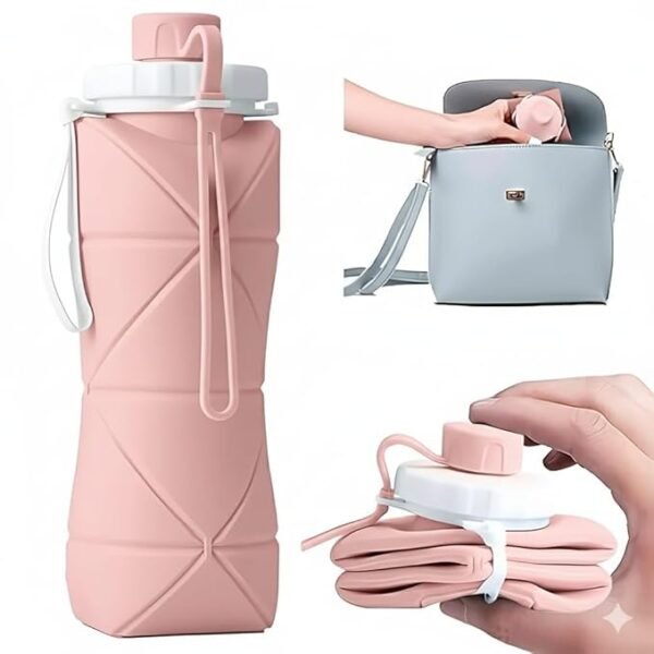 Portable Collapsible Bottle2 Portable Collapsible Silicone Water Bottle: Your Travel Companion