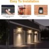Outdoor Solar Wall Lights with Motion Sensor – IP65 Waterproof LED