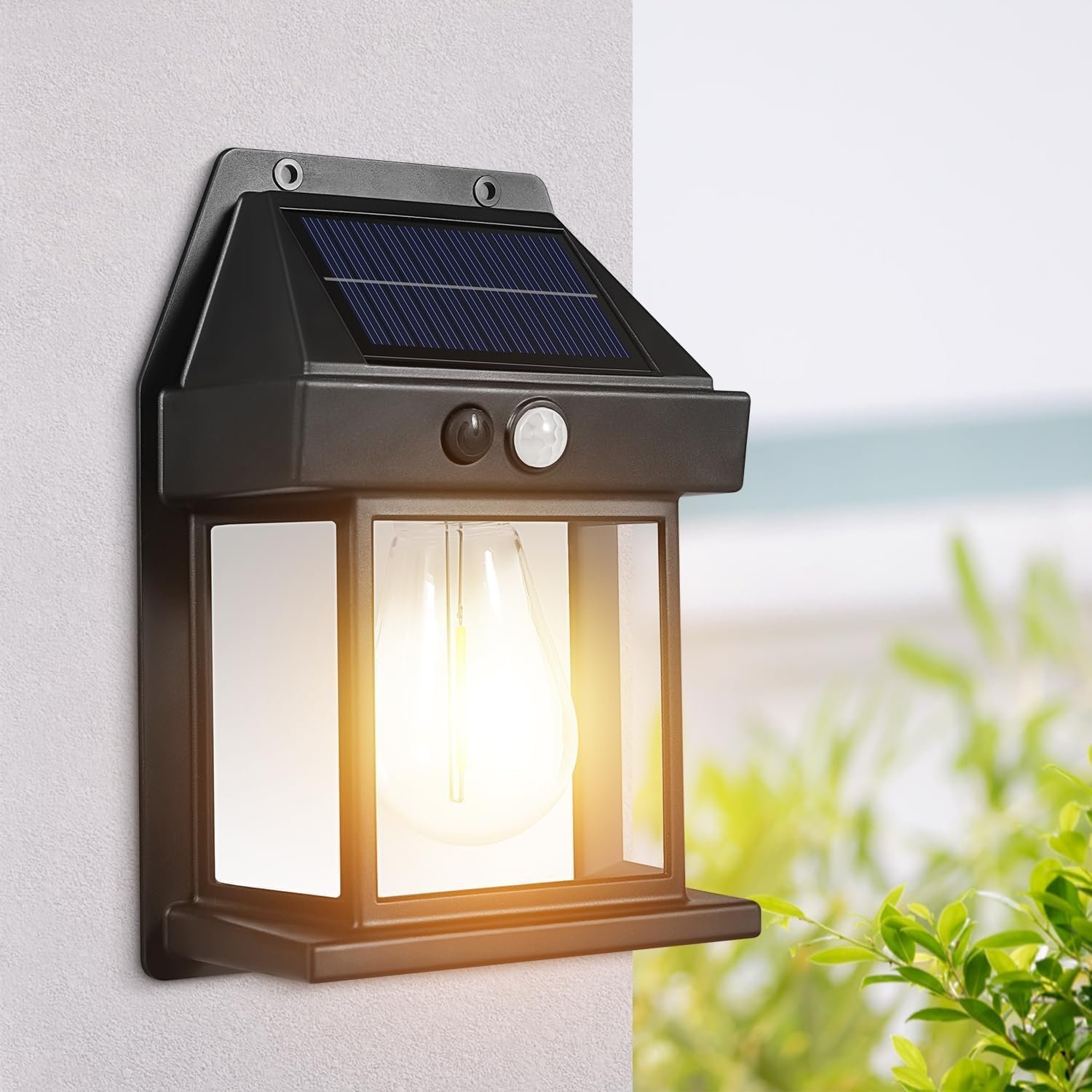 Outdoor Solar Wall Lights with Motion Sensor – IP65 Waterproof LED